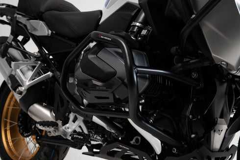 Protecciones laterales de motor. Negro. BMW R 1250 GS (18-), R1250 R/RS (18-).